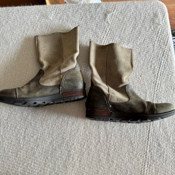 Sorel Tan Brown Major Pull On Mid Calf Boot - Size 7 - Picture 2 of 9